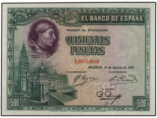 GUERRA CIVIL, ZONA REPUBLICANA. Lote 3 billetes 500 Pesetas.