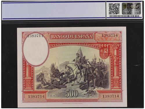 GUERRA CIVIL, ZONA REPUBLICANA. Lote 2 billetes 500 Pesetas.