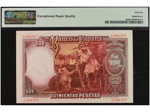 GUERRA CIVIL, ZONA REPUBLICANA. 500 Pesetas. 25 Abril 1931. 