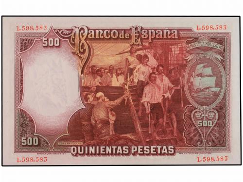 GUERRA CIVIL, ZONA REPUBLICANA. 500 Pesetas. 25 Abril 1931. 