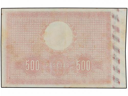 BANCO DE ESPAÑA. 500 Pesetas. 1 Julio 1884. Conde de Florida