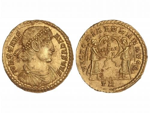 IMPERIO ROMANO. Sólido. Acuñada el 348-350 d.C. CONSTANTE. T