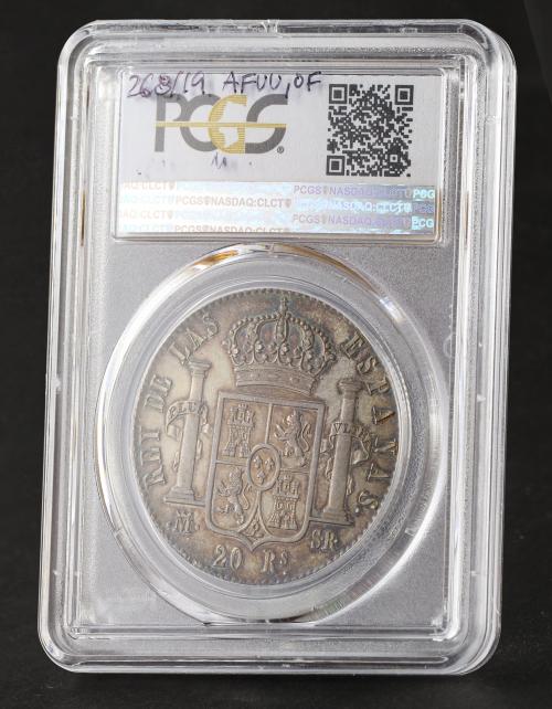 FERNANDO VII. 20 Reales. 1822. MADRID. S.R. Encapsulada por 