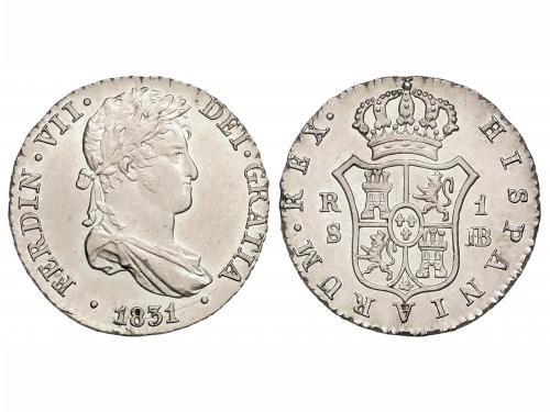 FERNANDO VII. 1 Real. 1831. SEVILLA. J.B. 2,93 grs. Gran par