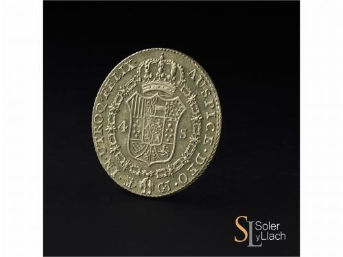 FERNANDO VII. 4 Escudos. 1820. MADRID. G.J. 13,48 grs. Pleno