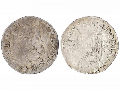 FELIPE II. 1/5 Escudo. 1566. AMBERES. BRABANTE. 6,81 grs. AR