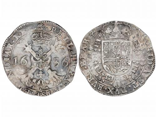 FELIPE IV. Patagón. 1636. BRUSELAS. BRABANTE. 27,92 grs. AR.