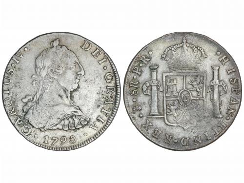 CARLOS IV. 8 Reales. 1790. POTOSÍ. O.R. 26,93 grs. Busto de 