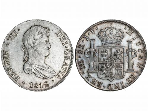 FERNANDO VII. 8 Reales. 1812. LIMA. J.P. 26,73 grs. Ligera p