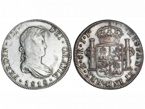 FERNANDO VII. 8 Reales. 1818. MÉXICO. J.J. 26,93 grs. AC-133