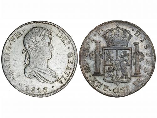 FERNANDO VII. 8 Reales. 1816. LIMA. J.P. 26,84 grs. AC-1249.