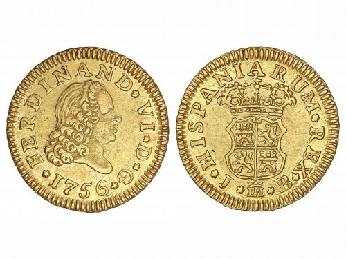 FERNANDO VI. 1/2 Escudo. 1756. MADRID. J.B. 1,75 grs. AC-560