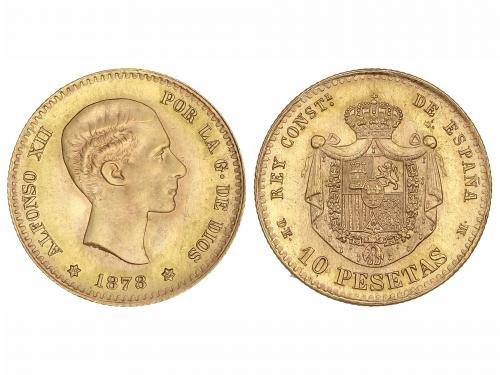 REACUÑACIONES OFICIALES. 10 Pesetas. 1878. (*19-62). D.E.-M.