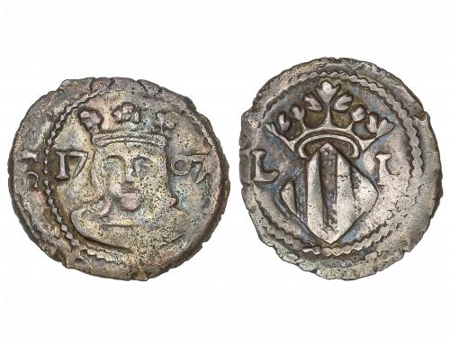 CARLOS III Pretendiente. Divuité. 1707. VALENCIA. Rev.: Escu