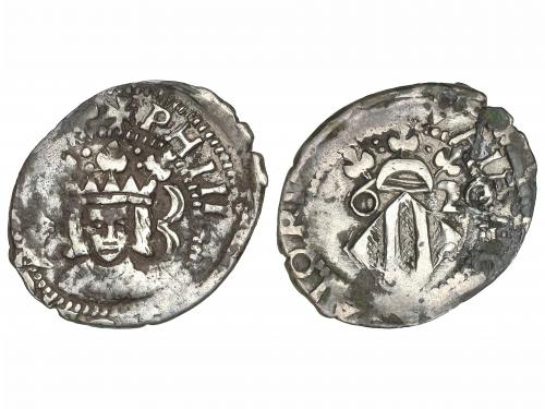 FELIPE III. Divuité. 1620. VALENCIA. 1,83 grs. Sin valor en 