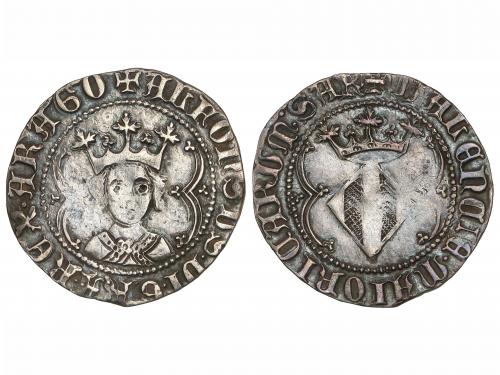 CATALUNYA-ARAGÓN. Ral. VALENCIA. Anv.: ALFONSVS. DI. GRA. RE