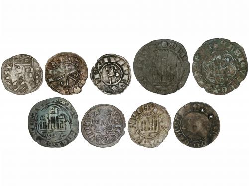 MONEDAS MEDIEVALES. Lote 19 monedas Obolo, Blancas, dineros.