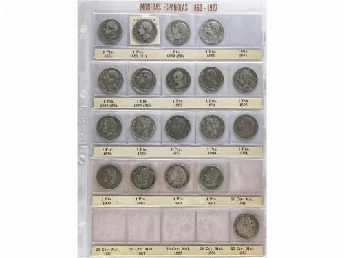 LOTES CENTENARIO. Lote 19 monedas 1 (18) y 20 Centavos de Pe