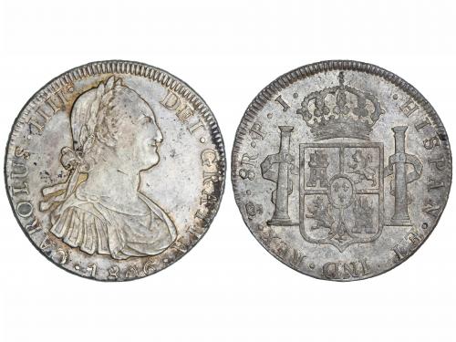 CARLOS IV. 8 Reales. 1806. POTOSÍ. P.J. 26,96 grs. Pátina ir