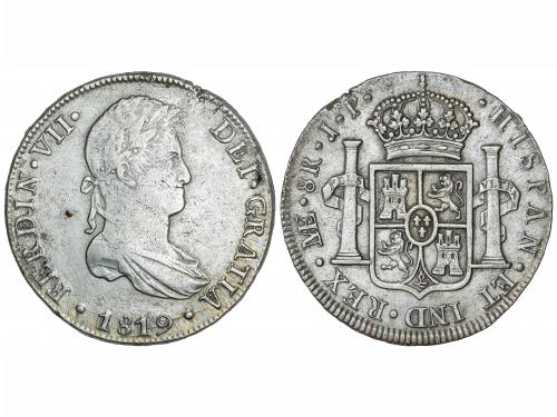 FERNANDO VII. 8 Reales. 1819. LIMA. J.P. 26,62 grs. (Leves o