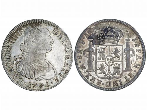 CARLOS IV. 8 Reales. 1795. MÉXICO. F.M. 26,87 grs. (Leves ox