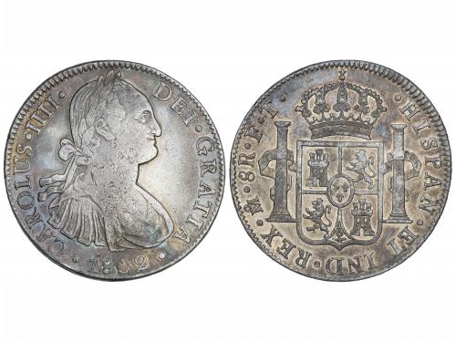 CARLOS IV. 8 Reales. 1802. MÉXICO. F.T. 26,77 grs. (Pequeños