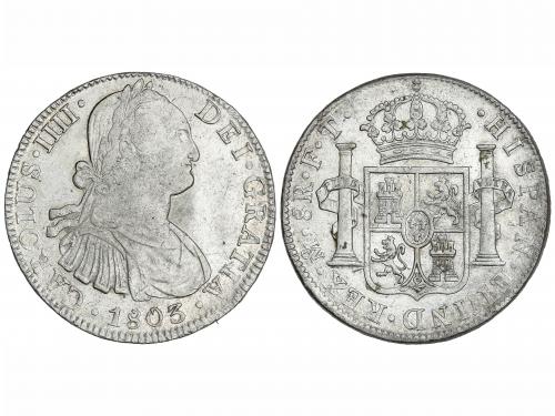 CARLOS IV. 8 Reales. 1803. MÉXICO. F.T. 26,93 grs. (Levísima