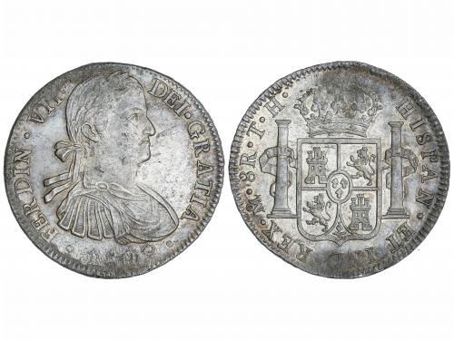 FERNANDO VII. 8 Reales. 1809. MÉXICO. T.H. 26,95 grs. Acuñac