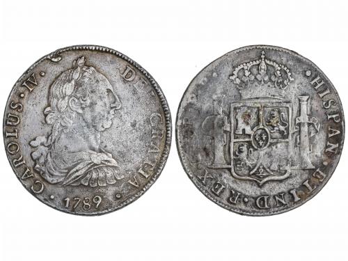 CARLOS IV. 8 Reales. 1789. POTOSÍ. P.R. 26,33 grs. Busto de 