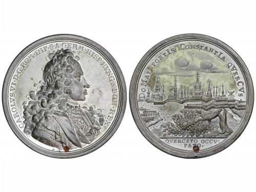 CARLOS III Pretendiente. Medalla Toma de la Ciudad de Quesno