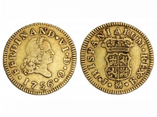 FERNANDO VI. 1/2 Escudo. 1756. MADRID. J.B. 1,72 grs. AC-560