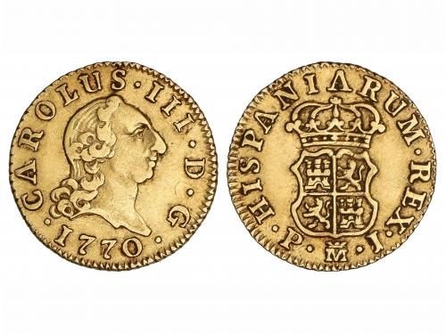 CARLOS III. 1/2 Escudo. 1770. MADRID. P.J. 1,76 grs. AC-1254