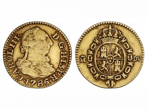 CARLOS III. 1/2 Escudo. 1786. MADRID. D.V. 1,72 grs. AC-1280