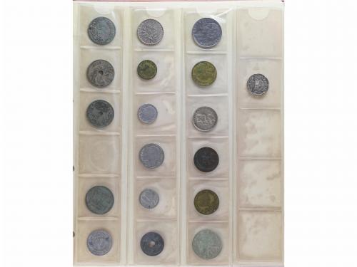 LOTES y COLECCIONES. Lote 118 monedas. 1870 a 1993. GOBIERNO