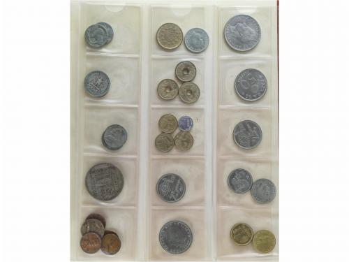 LOTES y COLECCIONES. Lote 118 monedas. 1870 a 1993. GOBIERNO