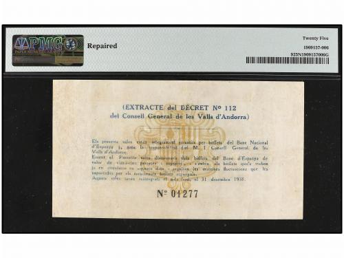 EMISIONES DE ULTRAMAR I ANDORRA. 10 Pessetes. 19 Desembre 19