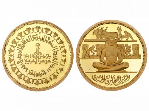 EGIPTO. 1 Libra. 1399 Dh / 1979 d.C. 7,89 grs. AU. Centenari