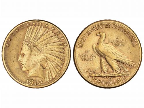 ESTADOS UNIDOS. 10 Dólares. 1912-S. SAN FRANCISCO. 16,63 grs