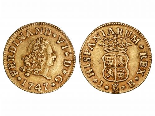 FERNANDO VI. 1/2 Escudo. 1747. MADRID. J.B. 1,78 grs. AC-548