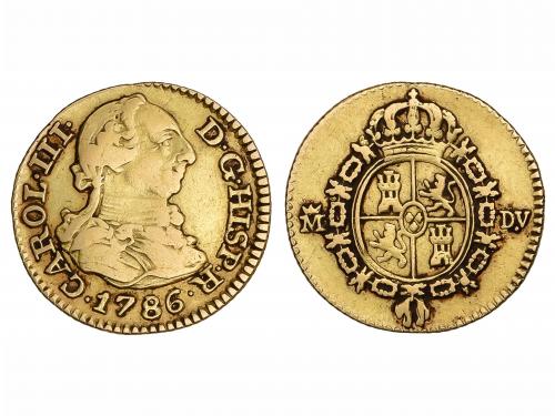 CARLOS III. 1/2 Escudo. 1786. MADRID. D.V. 1,69 grs. AC-1280