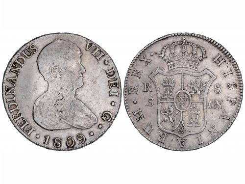 FERNANDO VII. 8 Reales. 1809. SEVILLA. C.N. 26,64 grs. (Leve