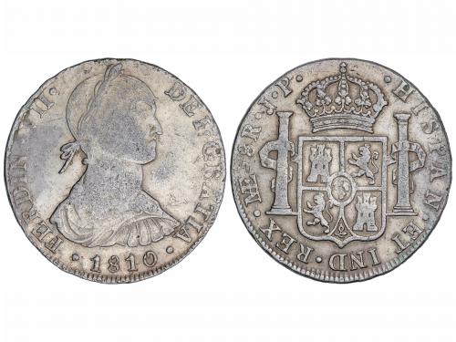 FERNANDO VII. 8 Reales. 1810. LIMA. J.P. 27,15 grs. Busto in