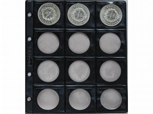 FRANCIA. Lote 15 monedas 10 (9) y 50 Francos (6). 1965 a 197