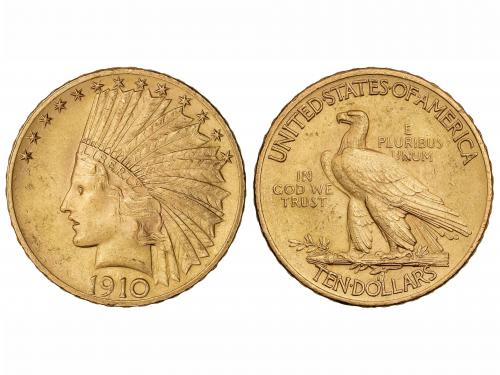ESTADOS UNIDOS. 10 Dólares. 1910. FILADELFIA. 16,68 grs. AU.