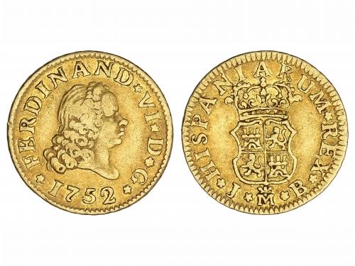 FERNANDO VI. 1/2 Escudo. 1752. MADRID. J.B. 1,74 grs. AC-555