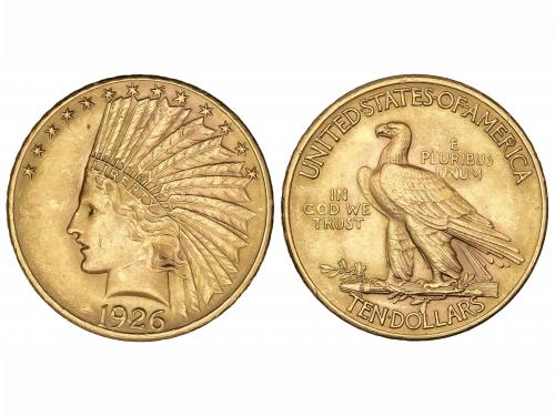 ESTADOS UNIDOS. 10 Dólares. 1926. 16,69 grs. AU. Indio. Fr-1