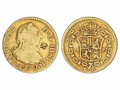 CARLOS III. 1/2 Escudo. 1772. MADRID. P.J. 1,71 grs. (Descol