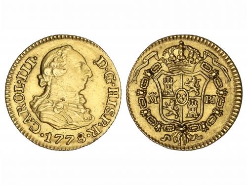 CARLOS III. 1/2 Escudo. 1778. MADRID. P.J. 1,75 grs. (Levísi