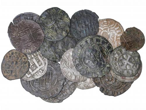 MONEDAS MEDIEVALES. Lote 20 monedas. ALFONSO VIII, ALFONSO X