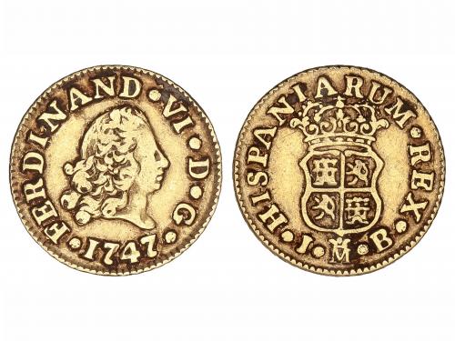 FERNANDO VI. 1/2 Escudo. 1747. MADRID. J.B. 1,73 grs. AC-548